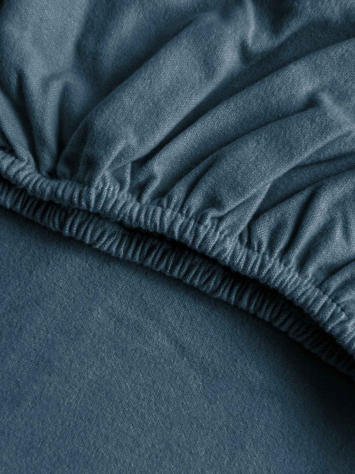 Lençol Ajustável CHARMING, Azul Petroleo