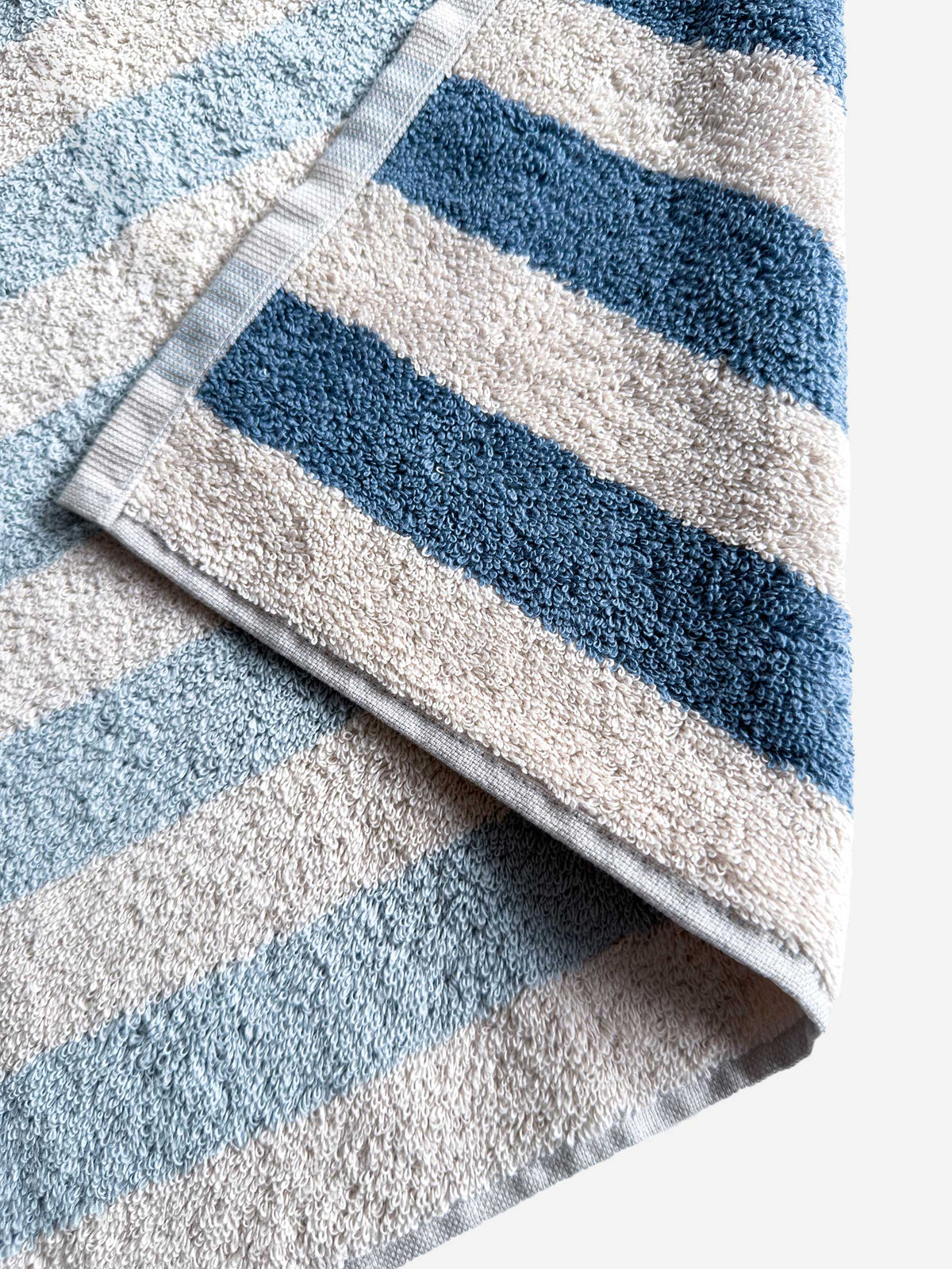 Toalha de Banho, DOUBLE STRIPES, Azul