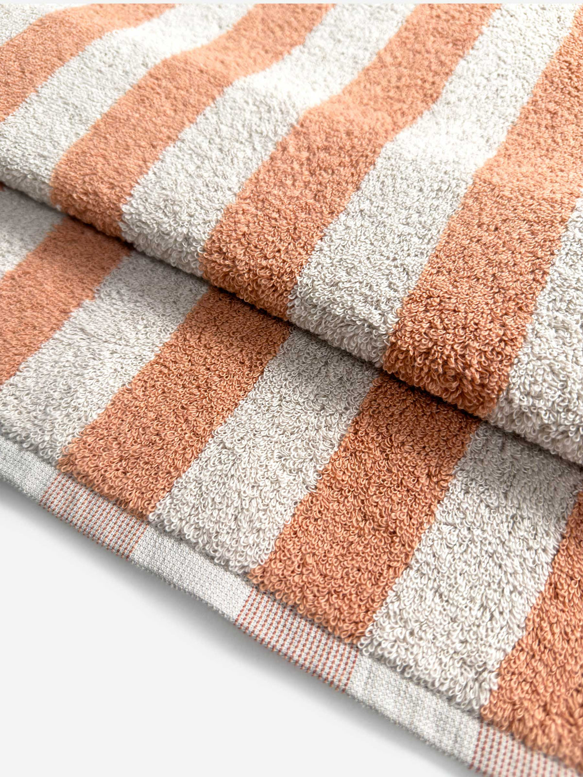 Toalha de Banho, DOUBLE STRIPES, Laranja