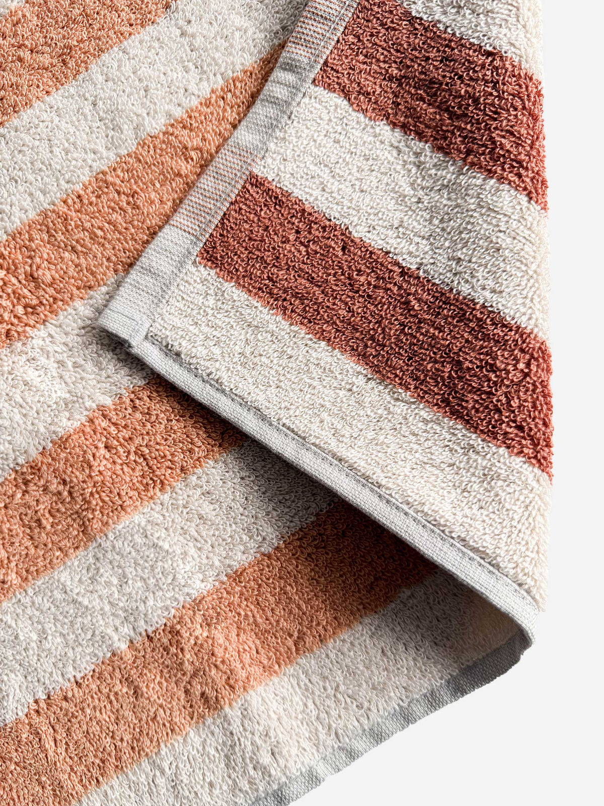 Toalha de Banho, DOUBLE STRIPES, Laranja