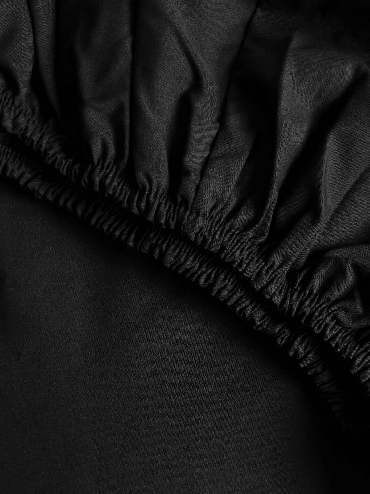 Lençol ajustável, ROYAL, Preto