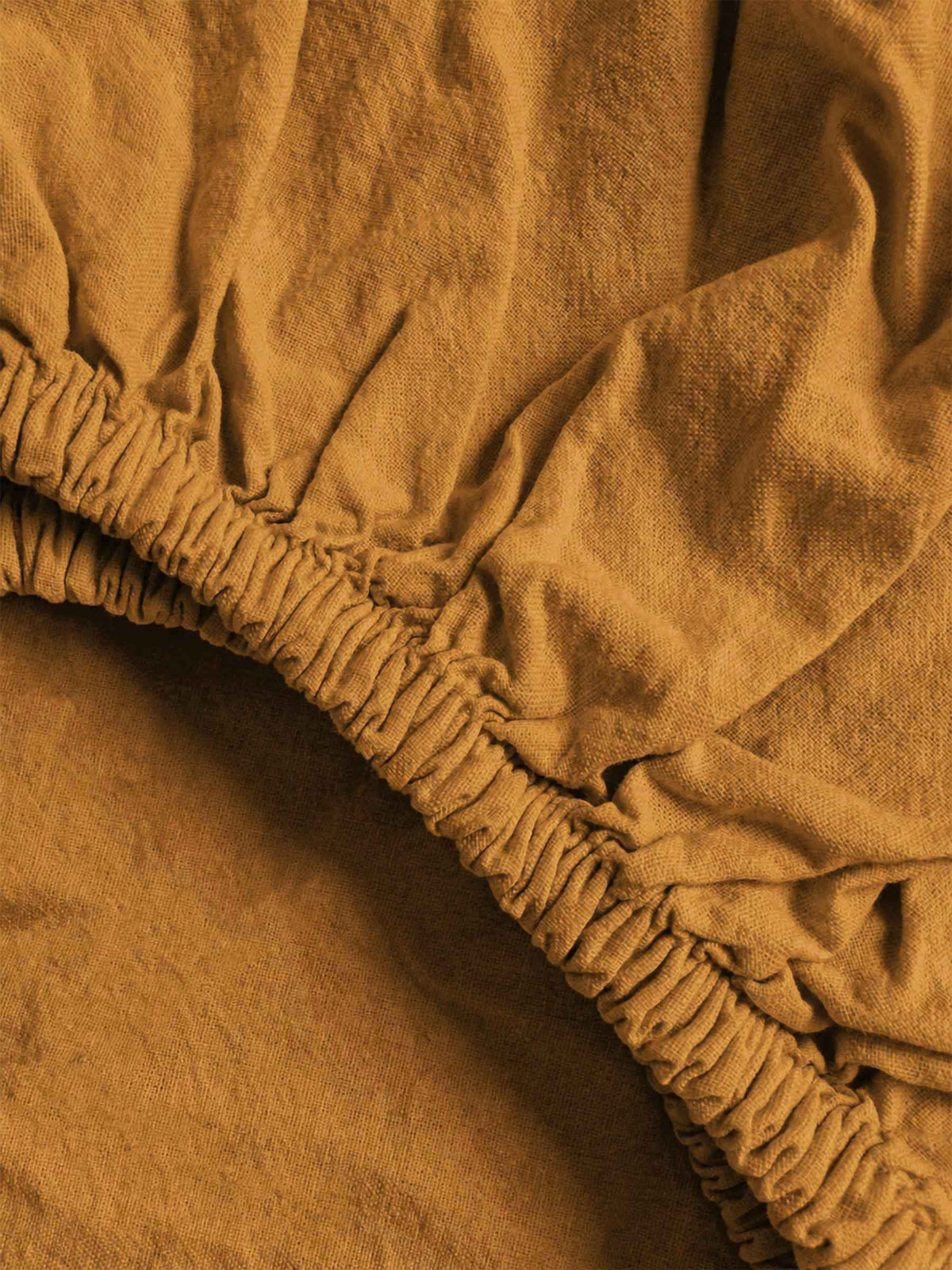 Lençol ajustável, STONE, Caril