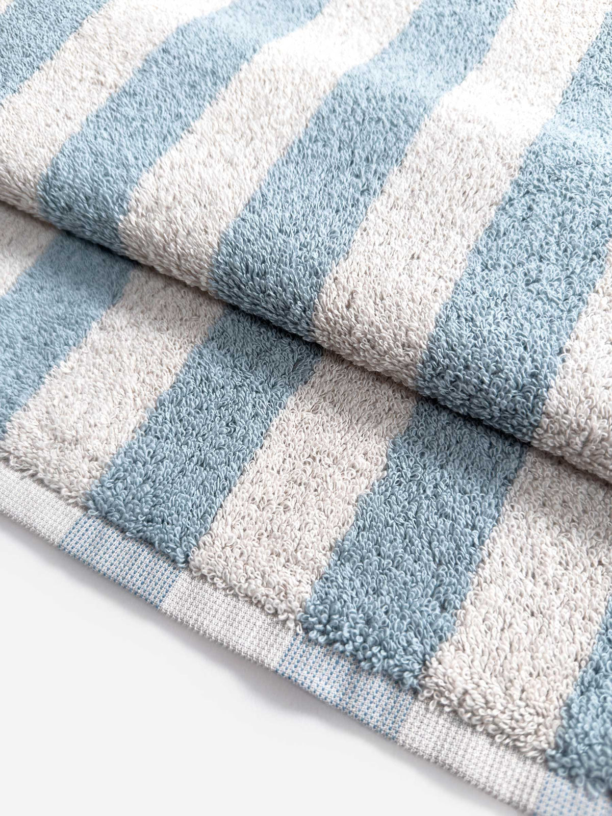 Toalha de Banho, DOUBLE STRIPES, Azul