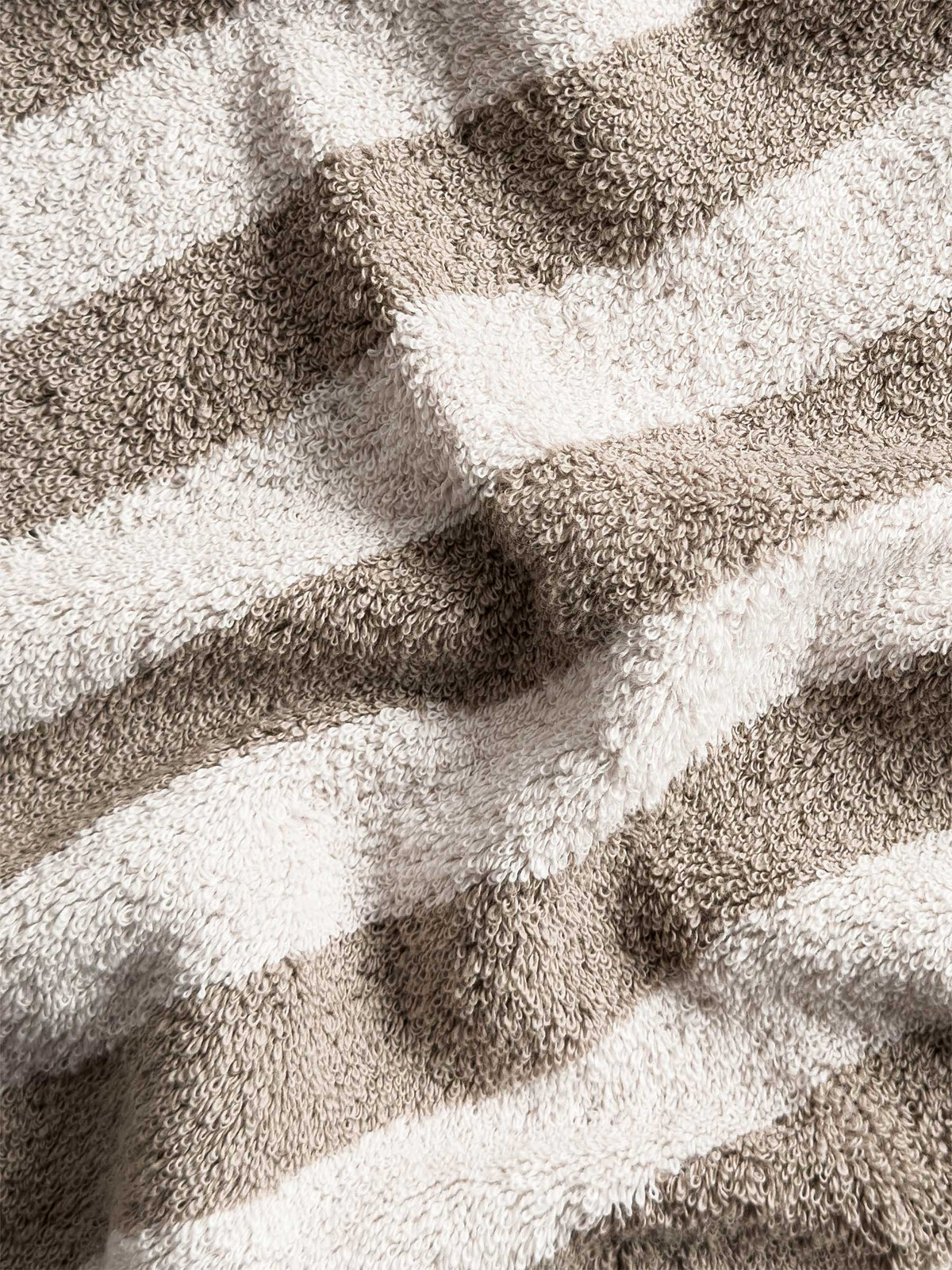 Toalha de Banho, DOUBLE STRIPES, Castanho