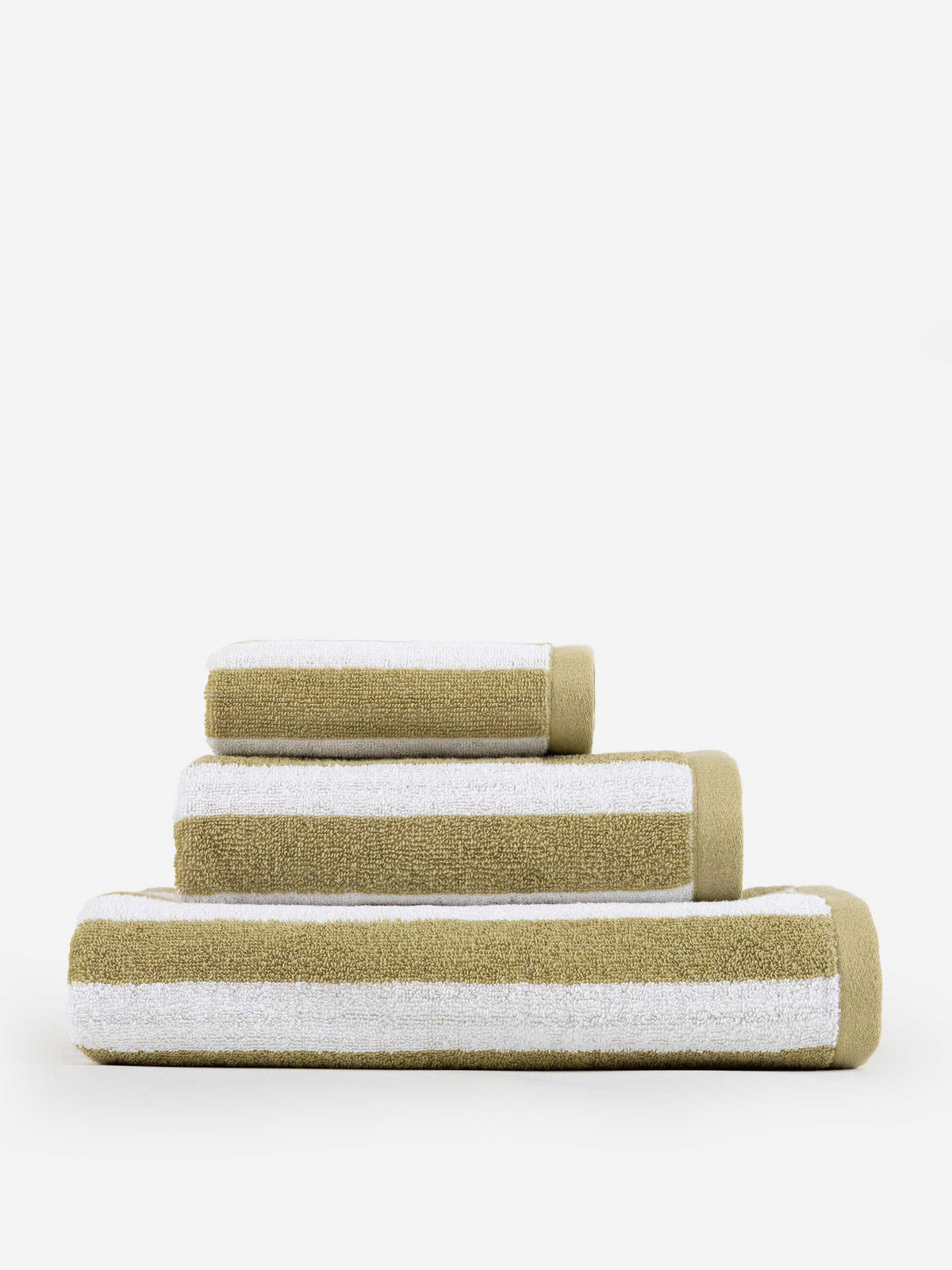 Toalha de Banho, EFFICIENCE STRIPES, Olive