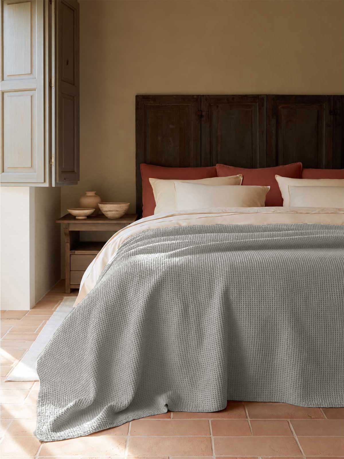 Colcha COSY, Cinza Claro